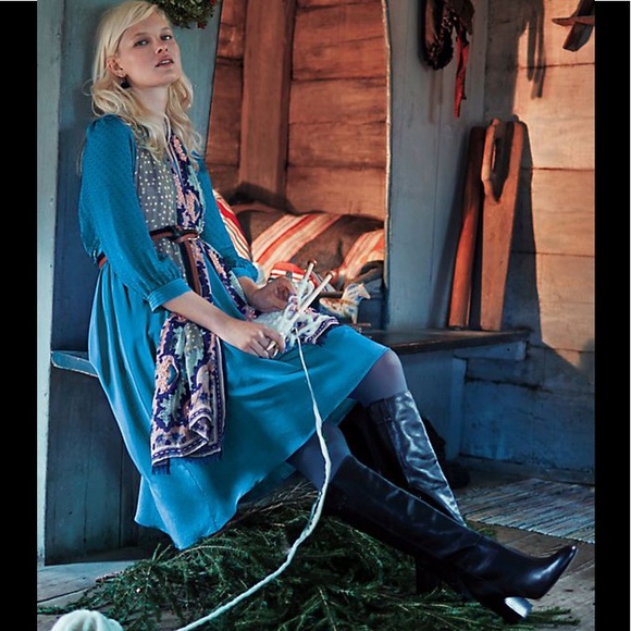 Anthropologie Dresses & Skirts - Anthro Hd Celeste polka dot sheer lined boho dress